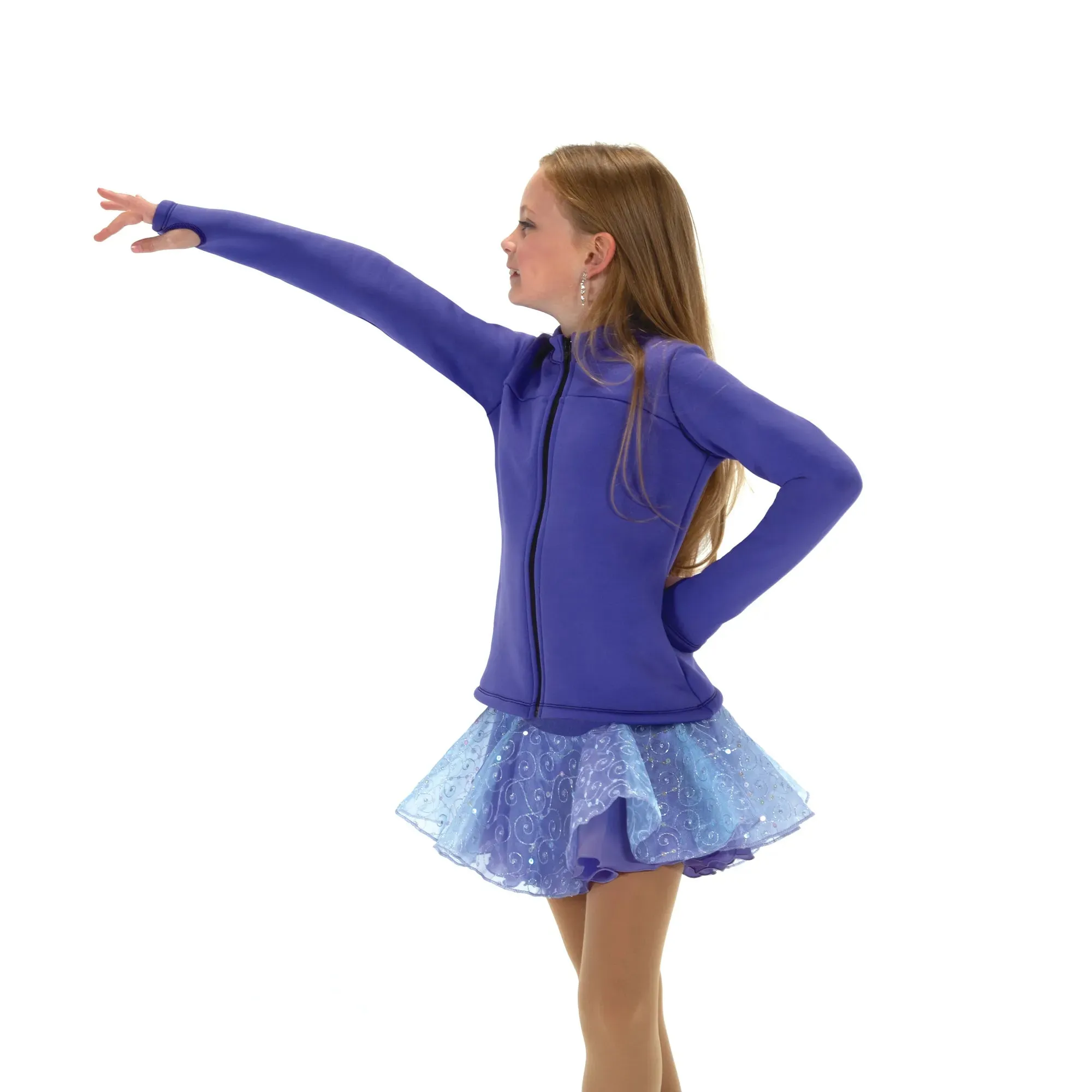 519 Competition Figure Skating Organdy Skirt