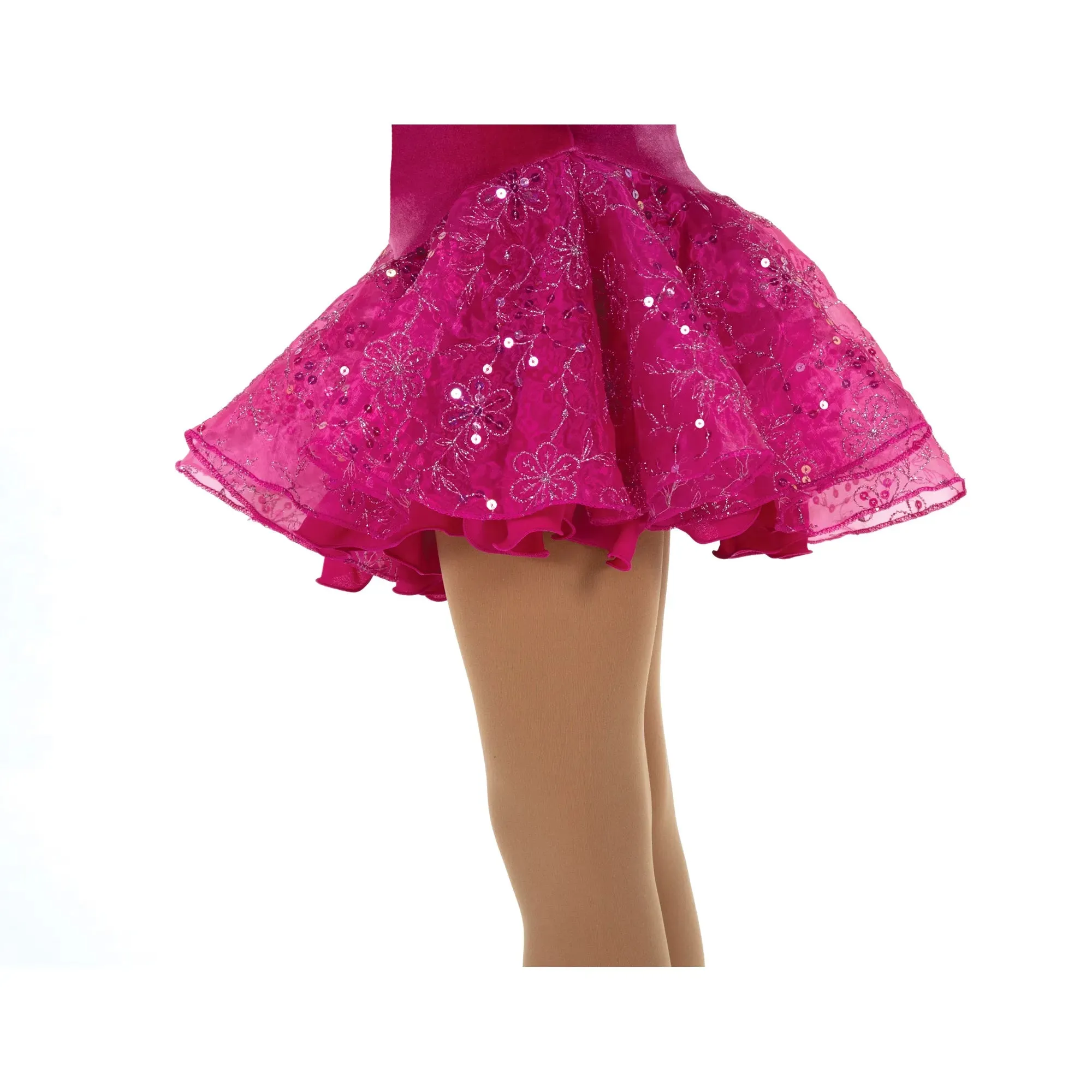 519 Competition Figure Skating Organdy Skirt