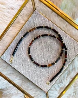 Agate Tortoiseshell Necklace