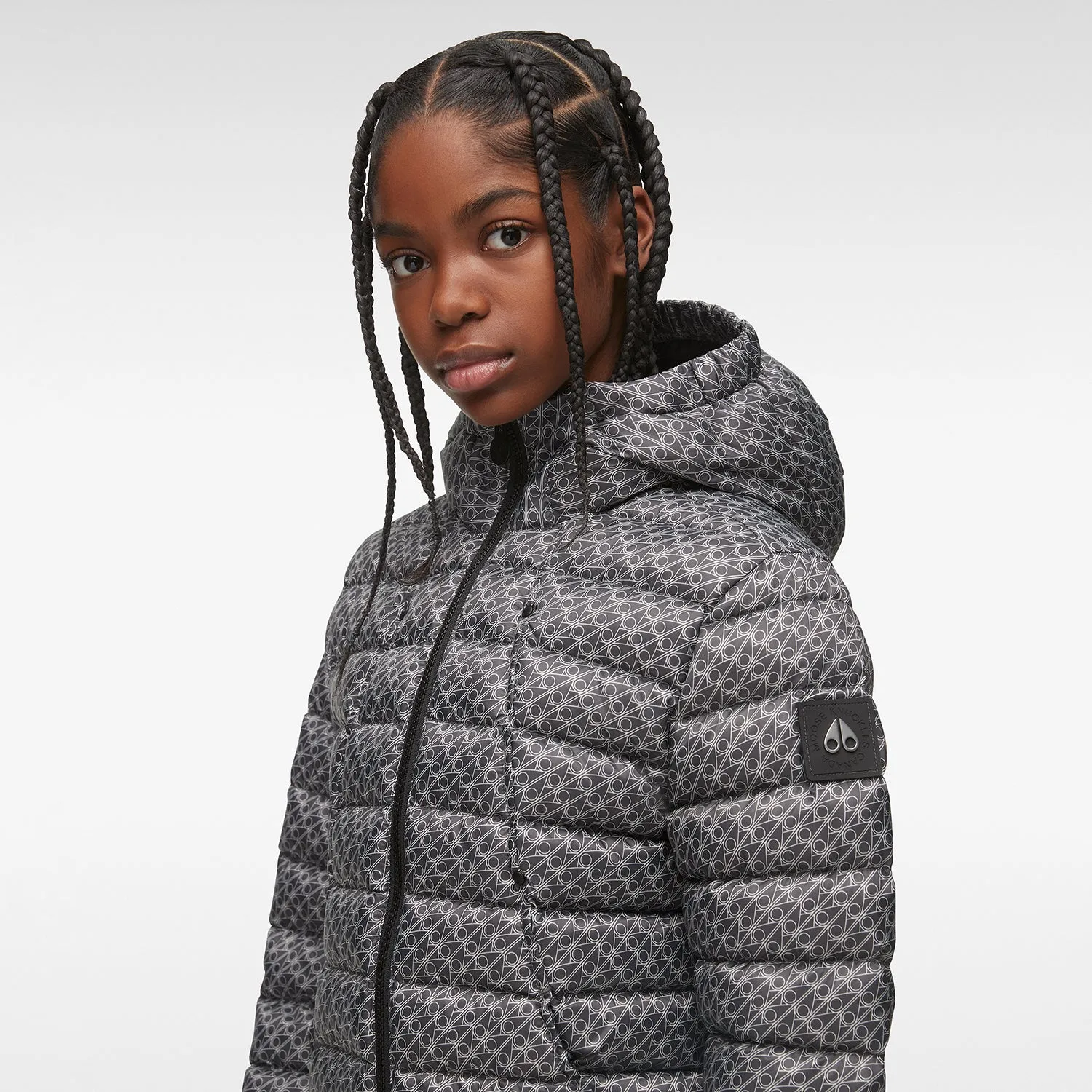 Air Down Jacket - Grey Print