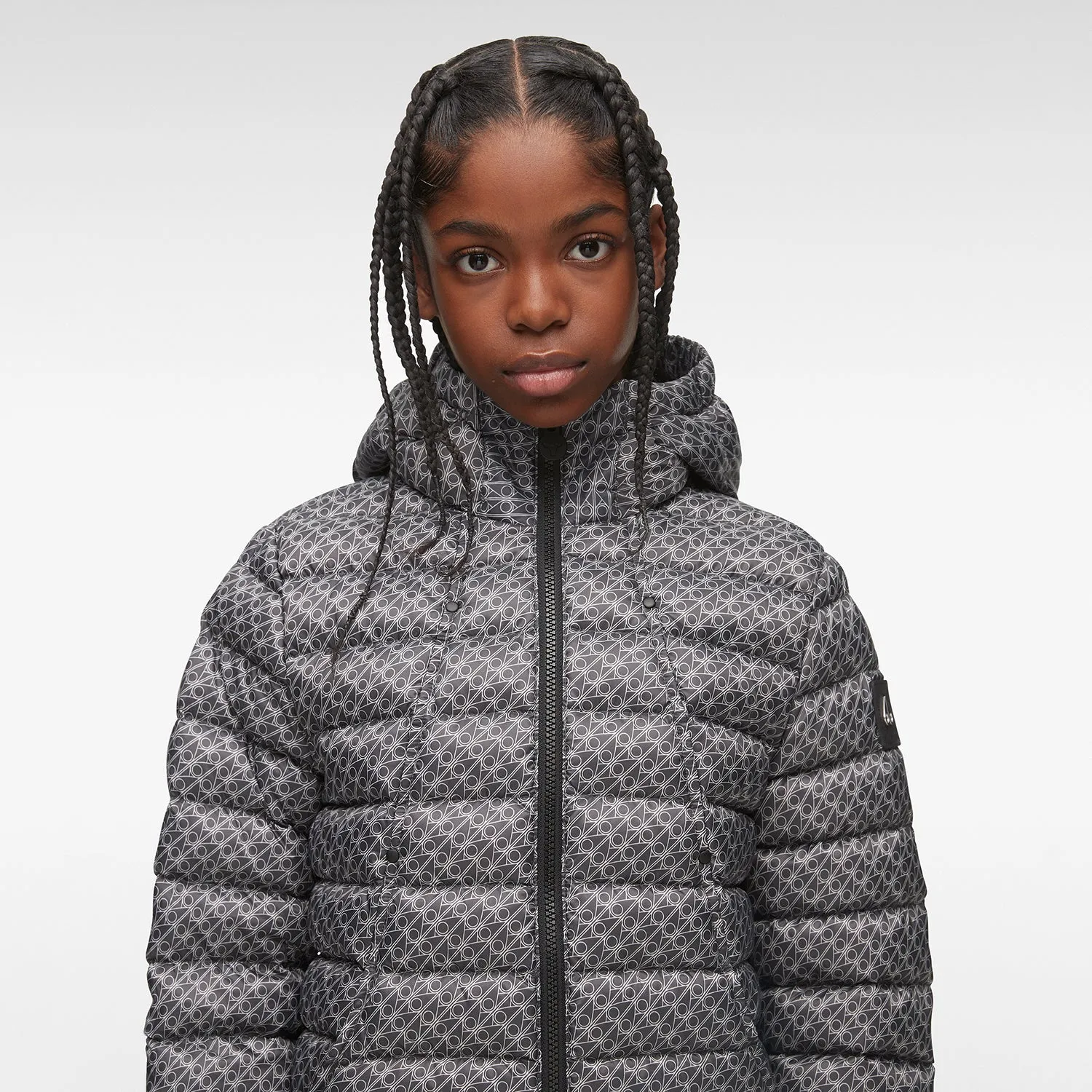 Air Down Jacket - Grey Print
