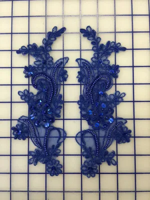 Applique - Royal Blue Pairs