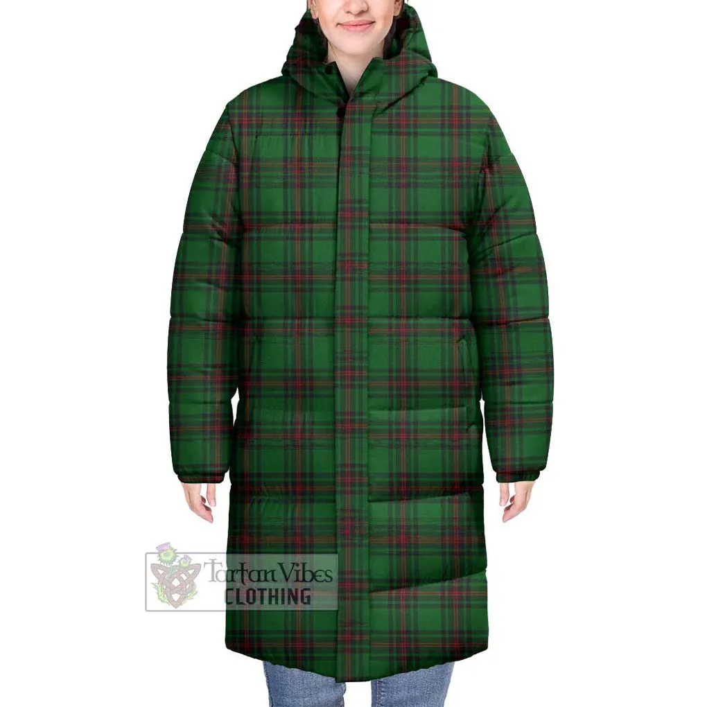 Beveridge Tartan Long Down Jacket