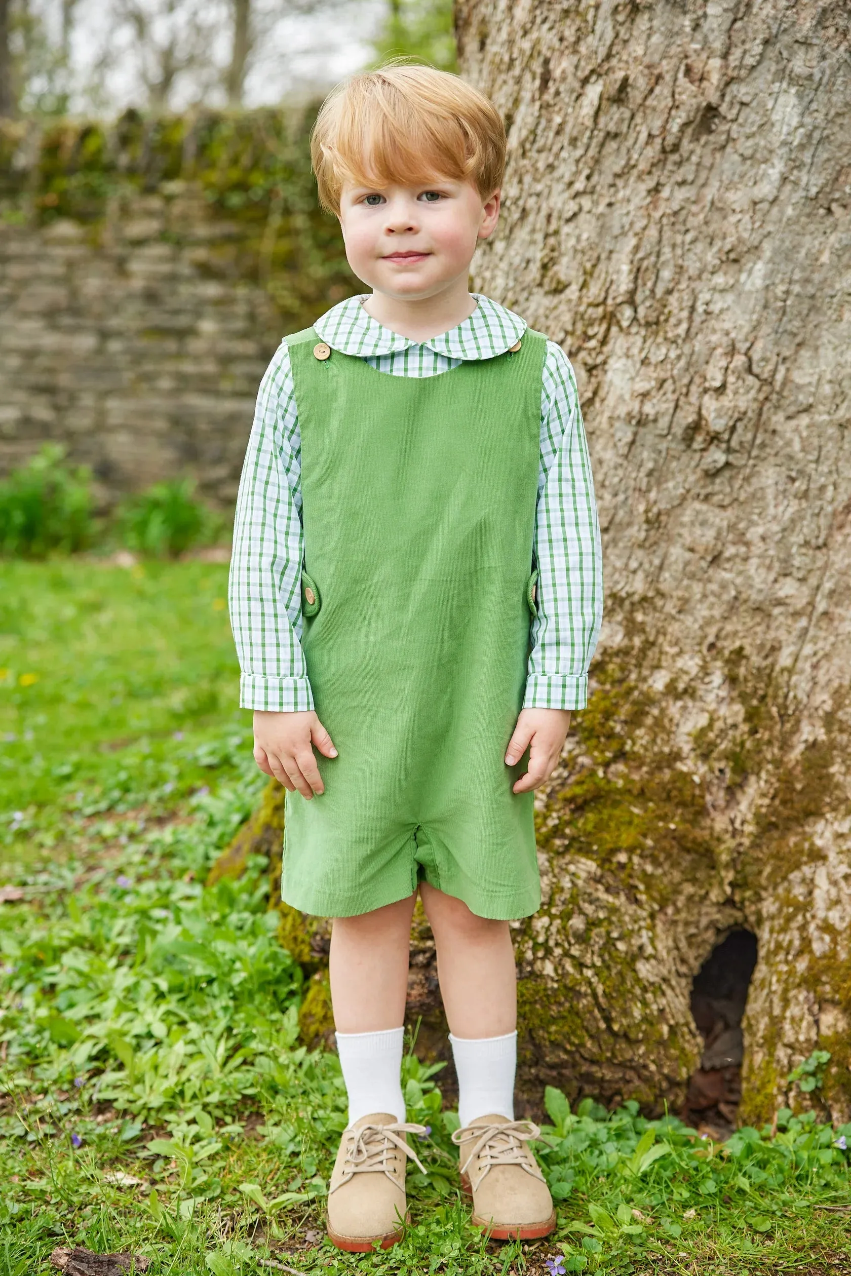 Button Tab Jon Jon - Watercress Corduroy