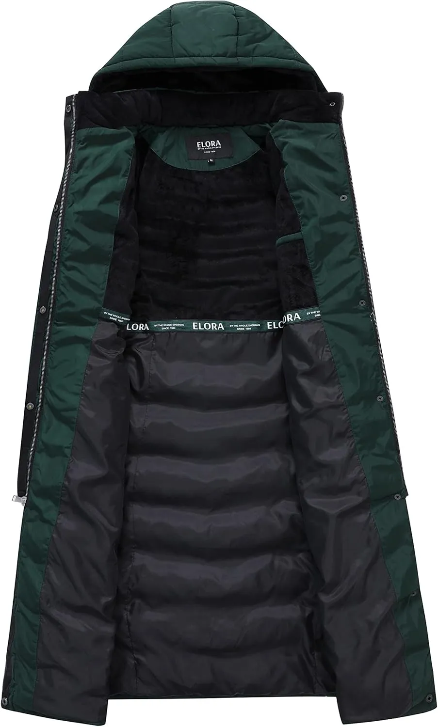 ELORA 47" Women's Winter Coat Heavyweight Full Length Fleece Lined Maxi Puffer Long Coat