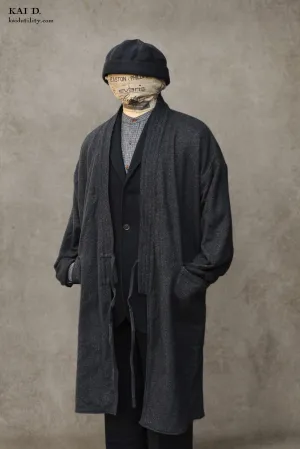 Full Length Japanese Farmer Coat - Nagamachi - Medium (NO RETURN)