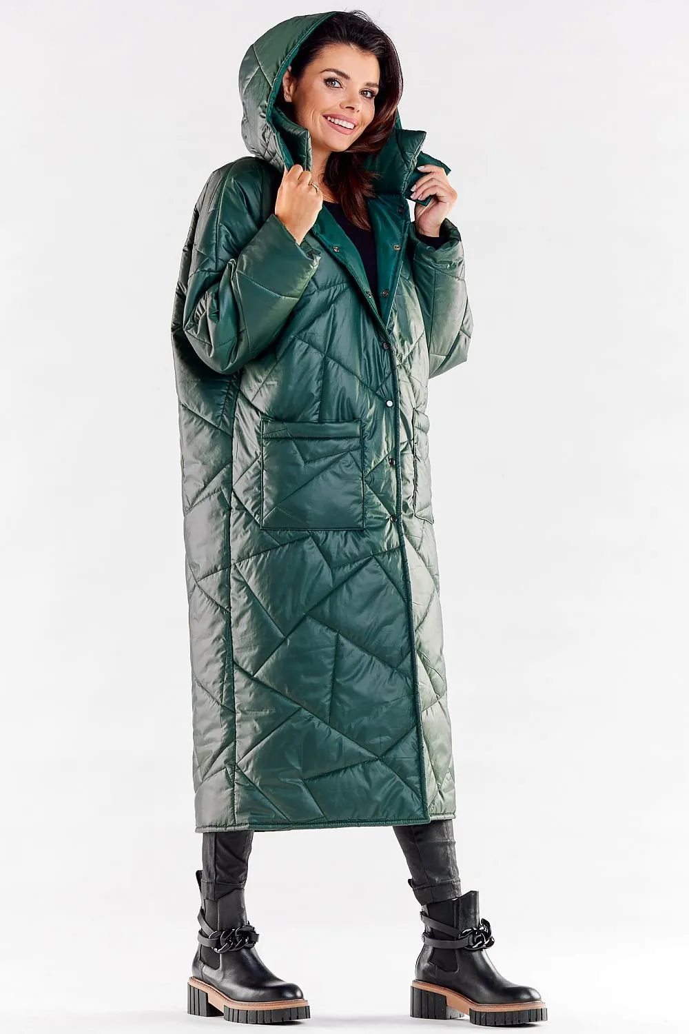 Fully Lined Full Length Quilt Coat