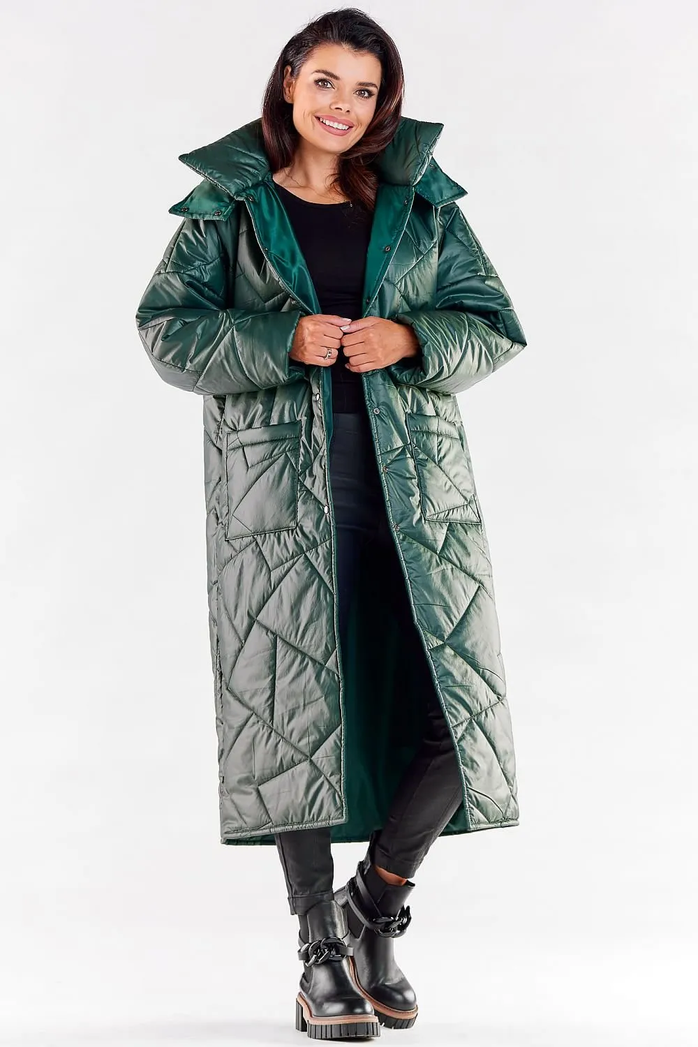 Fully Lined Full Length Quilt Coat