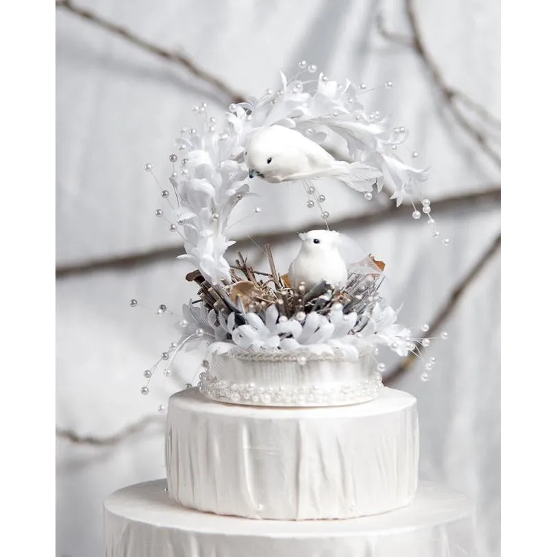 Heavenly Love Nest Cake Topper