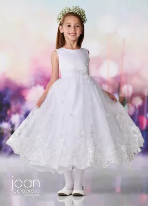 Joan Calabrese A-Line Dress with Flower Accent