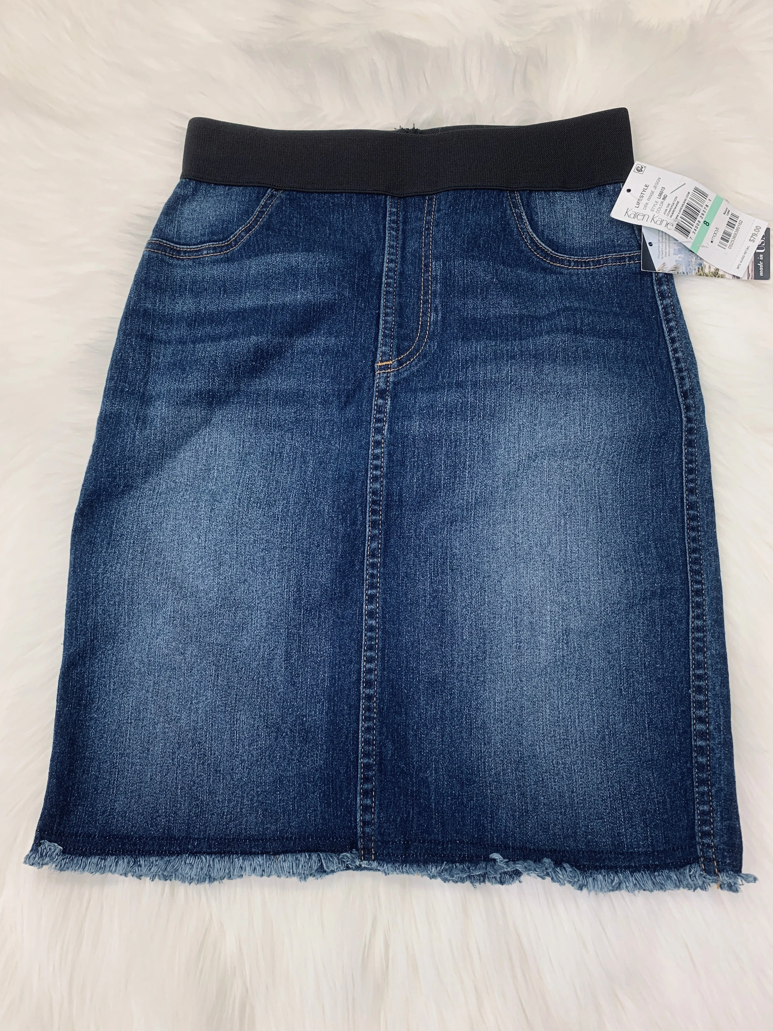 Karen Kane Denim Mini Skirt, Size 2