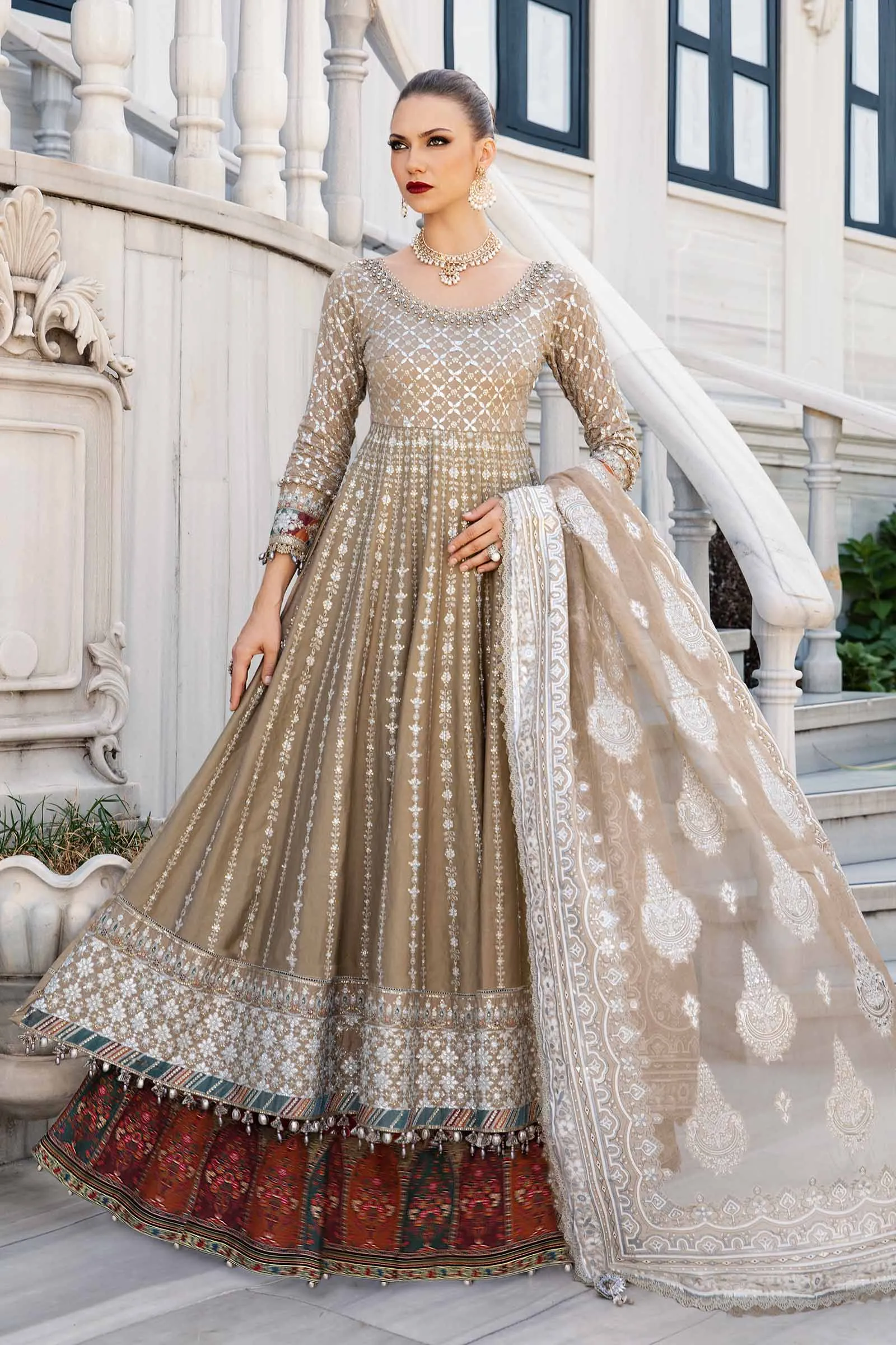 MARIA.B Sateen Cotton Satin Suit – CST-810