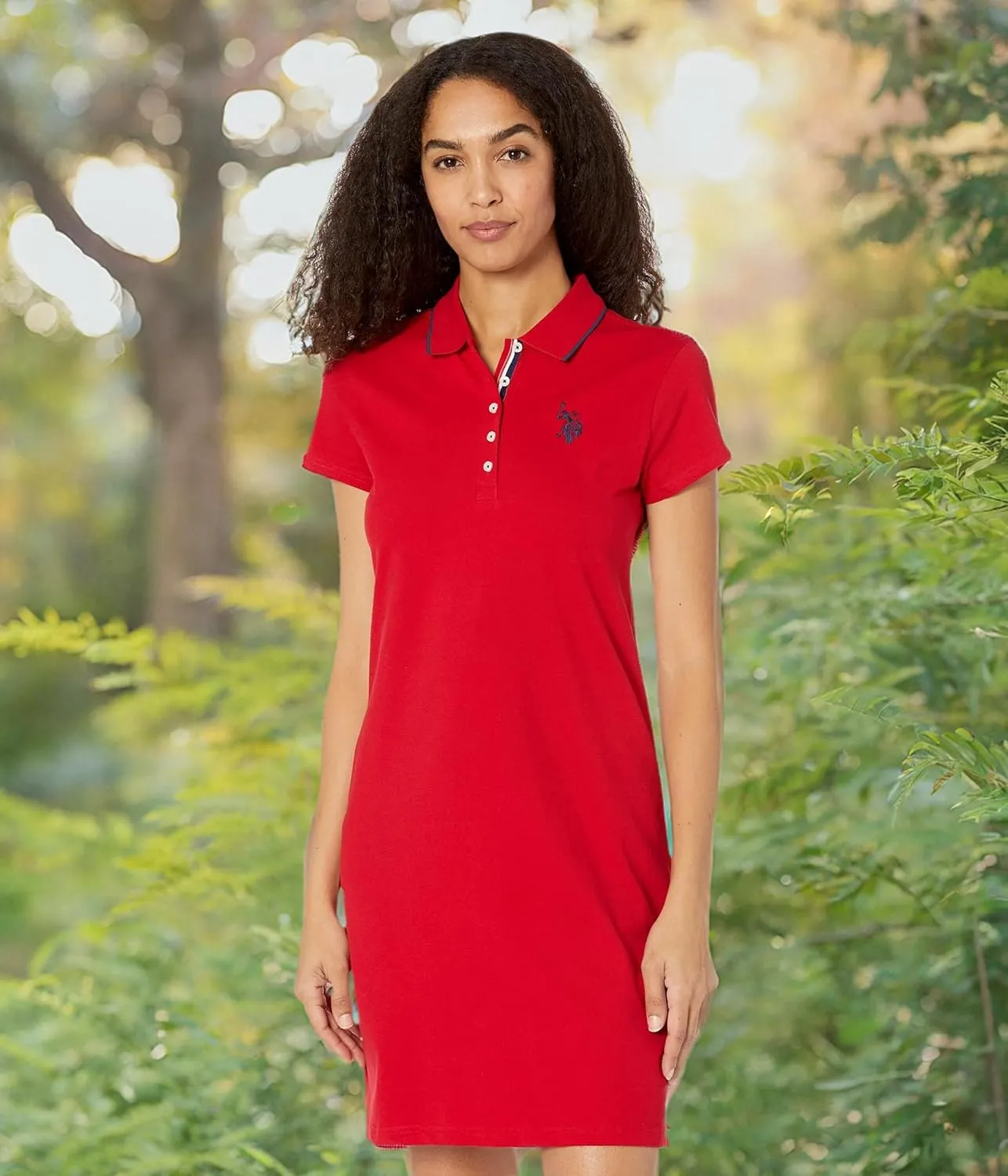 Polo Dress with Tipped Design by U.S. Polo Assn.
