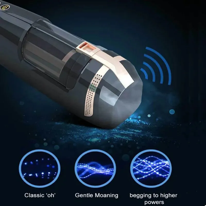 Sensatease - 6-Frequency Thrusting Self-Heating Male Aircraft Cup