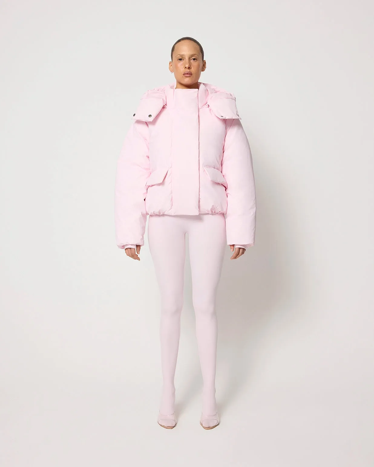 Standard Puffer Jacket | Powder Pink