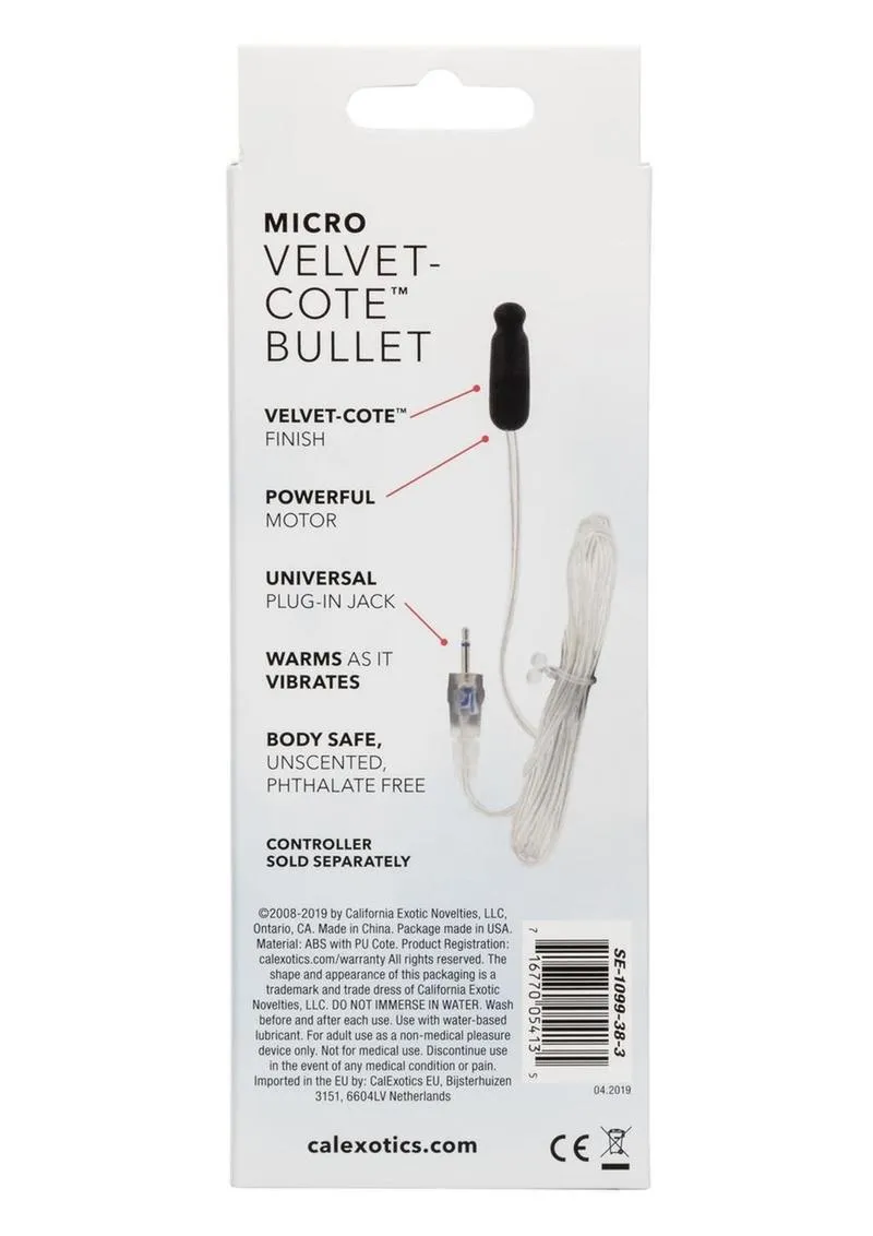 Sterling Collection Micro Size Velvet Cote Bullet