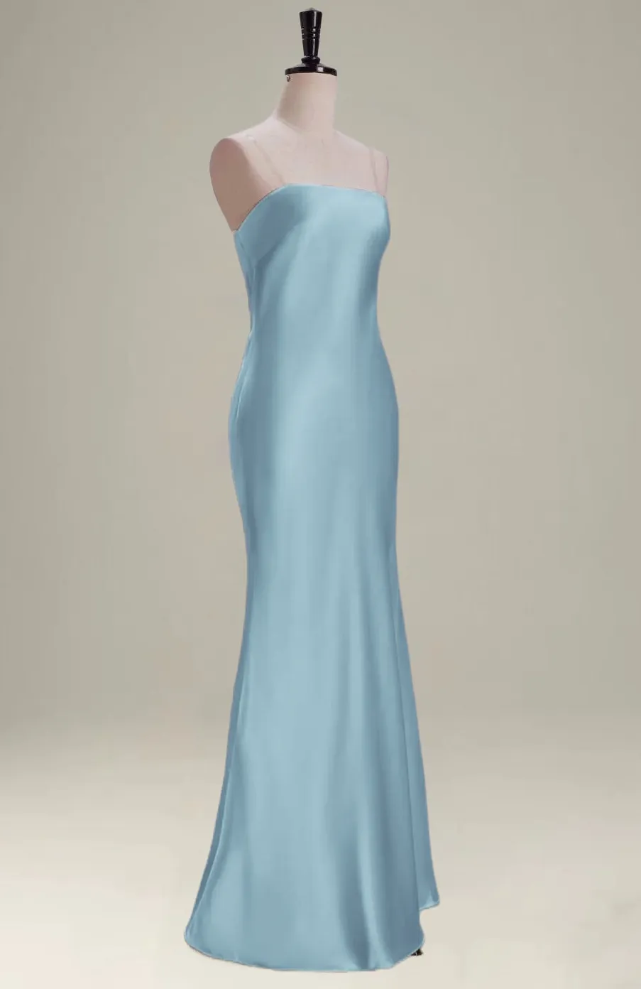 Strapless Green Mermaid Long Bridesmaid Dress