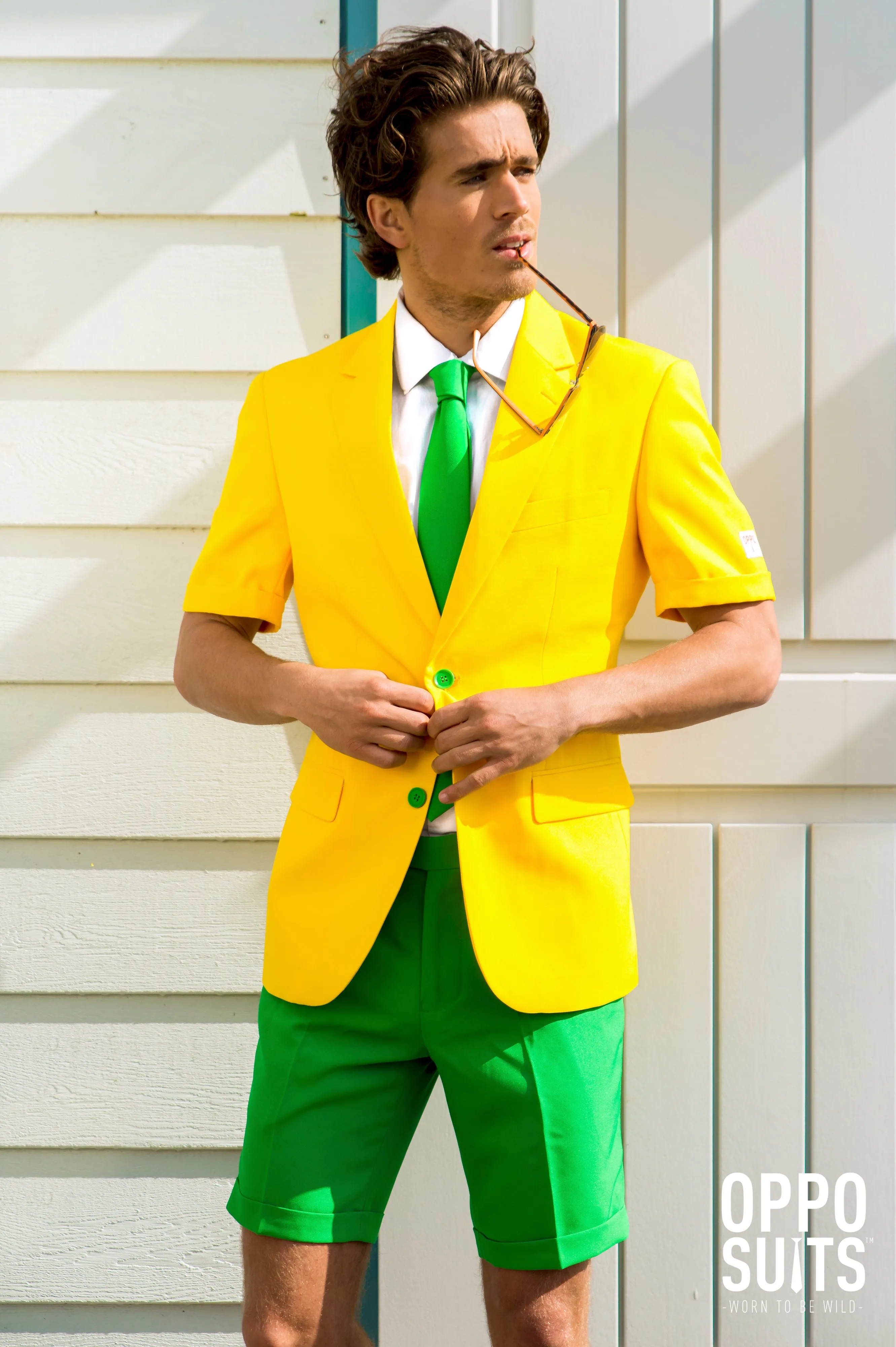 SUMMER Green and Gold Tux or Suit