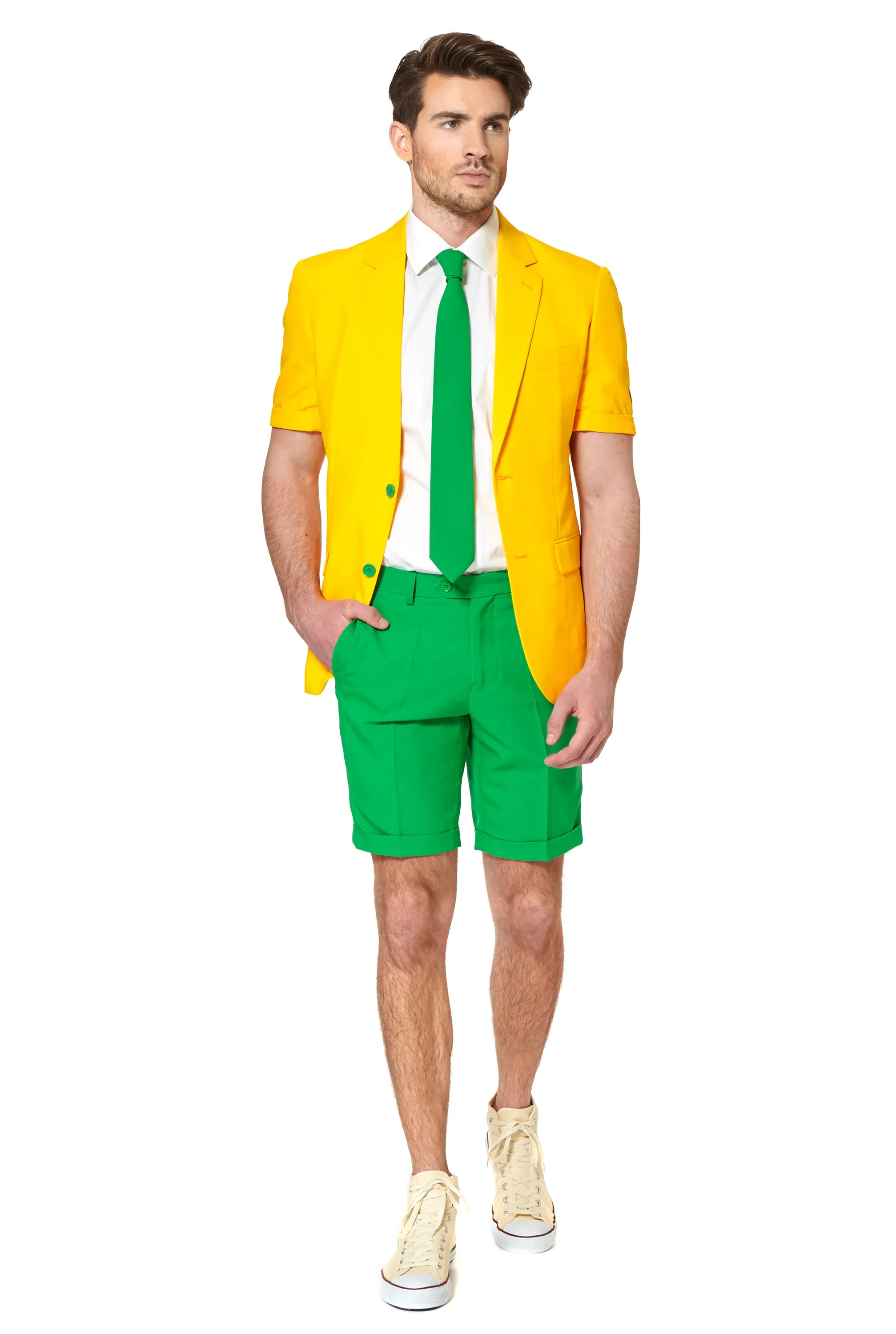 SUMMER Green and Gold Tux or Suit