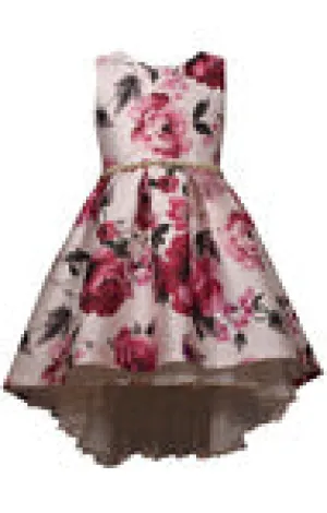 W28817-DV Mikado Hi-Low dress